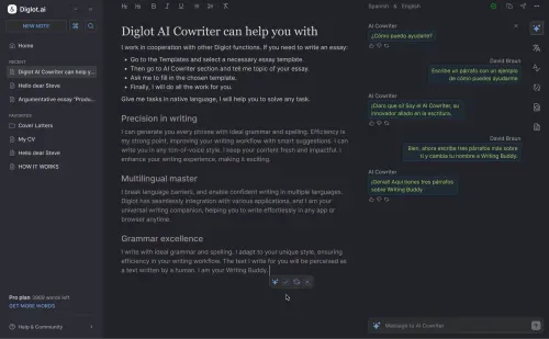 Draft, rewrite, and polish English in one workspace built for non-native speakers.